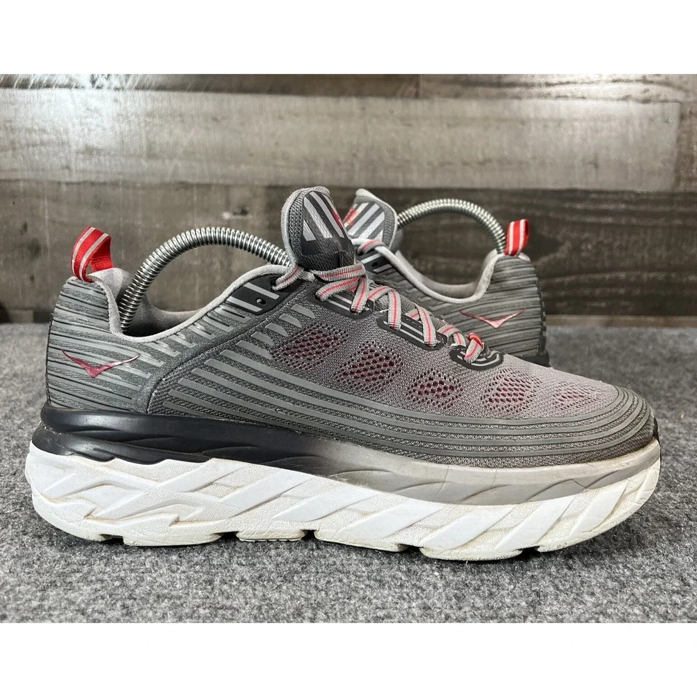 Hoka Bondi 6 Running Shoes Hoka One Low Top Sneakers 1019269 ASGY Men's 9.5